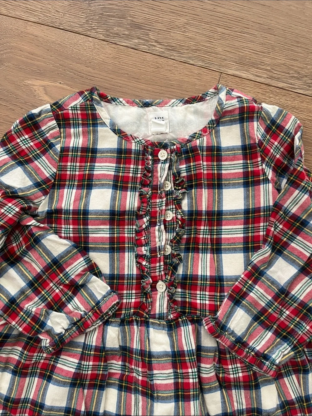 GAP 3t plaid dress